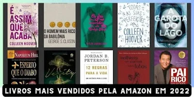 livros mais vendidos pela amazon em 2022
