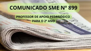 COMUNICADO SME Nº 899